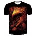 Perrygirls Printed Phoenix men's T-shirt lovers short sleeve top