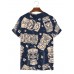 tiki icon print short-sleeve T-shirt